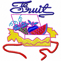 Fruits Embroidery Design 12